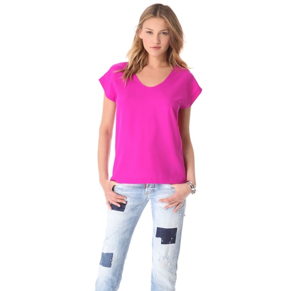 Diane Von Furstenberg Tops - Diane Von Furstenberg Acedia Crepe Top